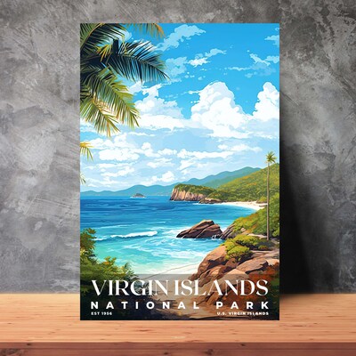 Virgin Islands National Park Poster, Travel Art, Office Poster, Home Decor | S6 - image3